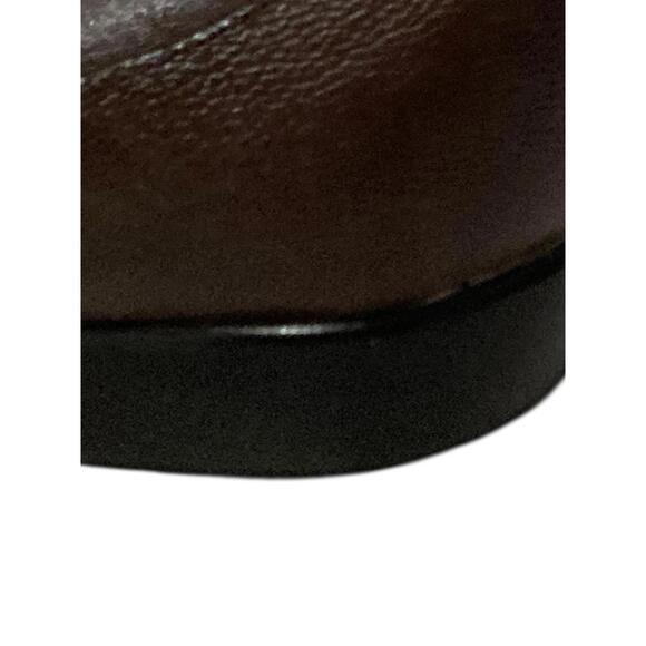 Hush Puppies Chocolate Leather Flats Ballet Shoes Women's Size 10 - Picture 10 of 12